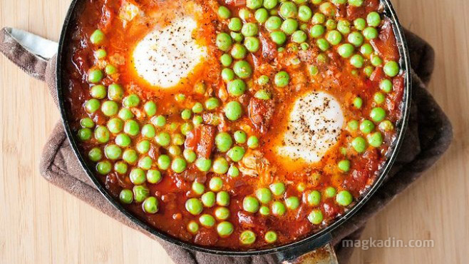 Portekiz Mutfağı: Yumurtalı Taze Bezelye Kavurması Tarifi
