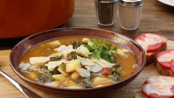 Vejetaryen Yemek Tarifleri - Kale Çorbası Tarifi Videolu